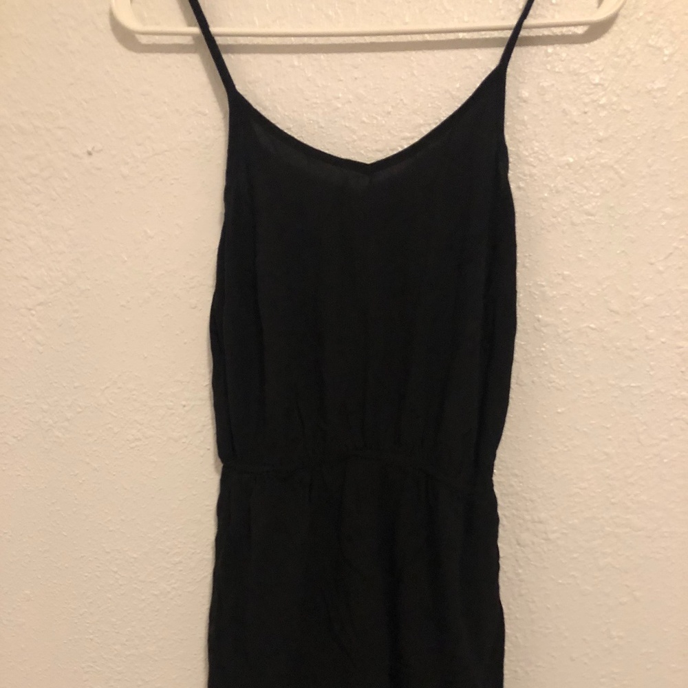 Mossimo Black Romper with Detail Edge